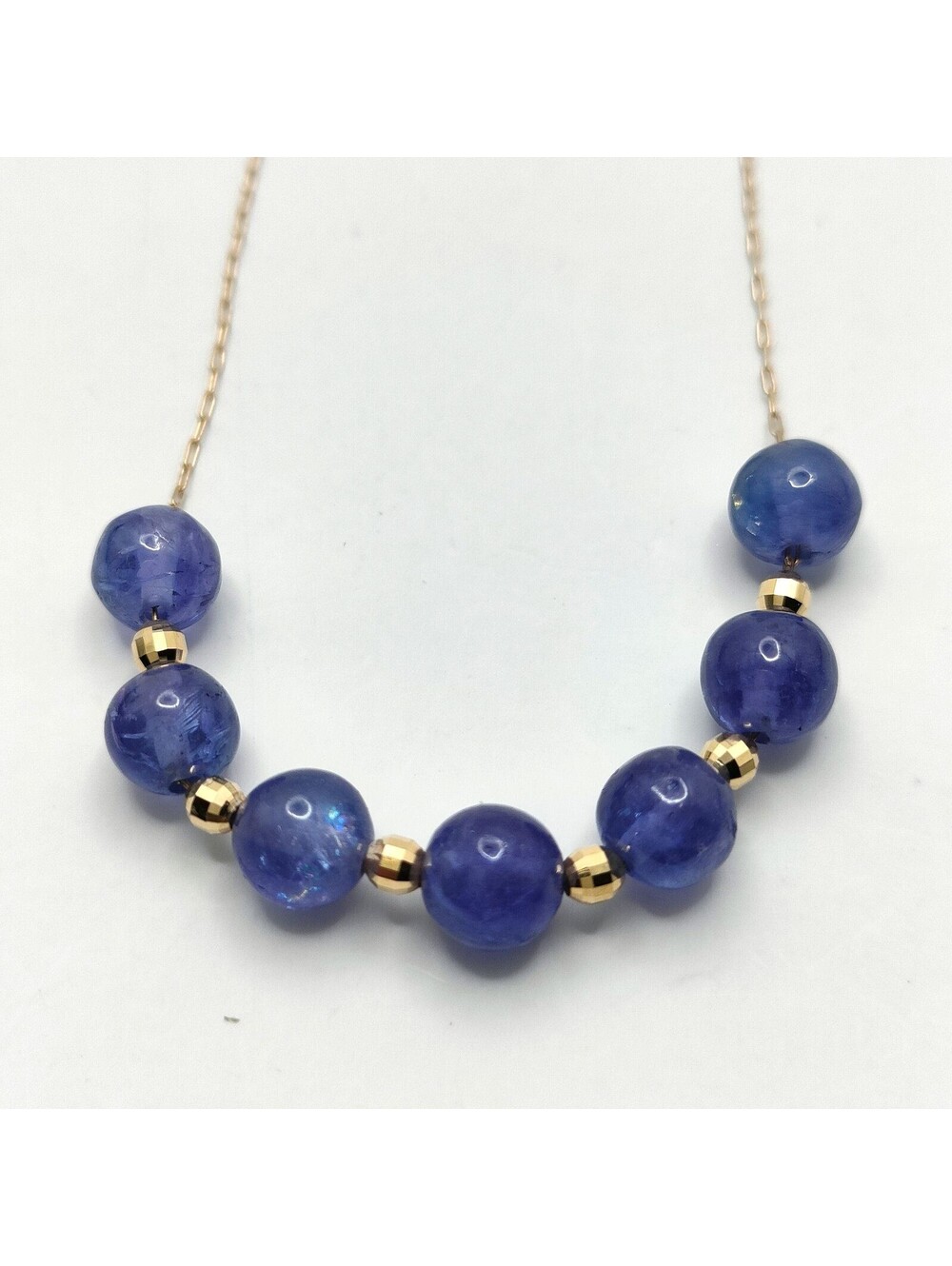 Jewelry Necklace Tanzanite Gold Yellow Gold Blue 1076388